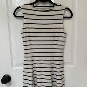 Women’s Striped Boat Neck Dress